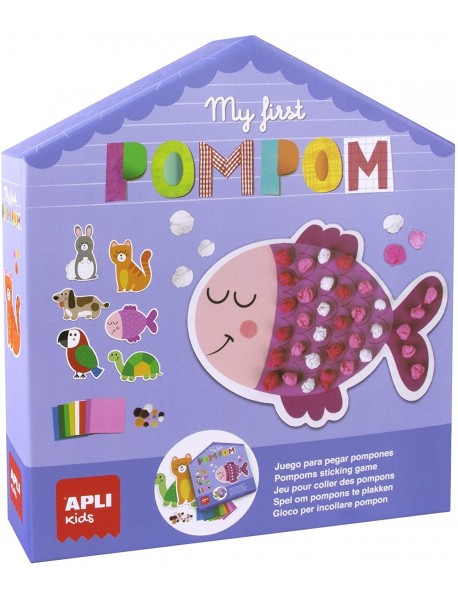 Radošais komplekts "Mans pirmais pomponu mākslas darbs"