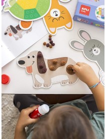 Radošais komplekts "Mans pirmais pomponu mākslas darbs"