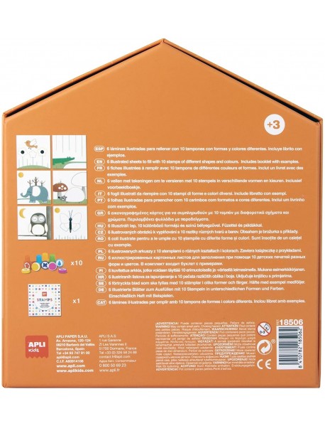 Radošā spēle "My first stamps"