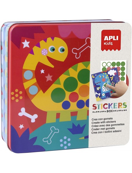 Apli bērnu uzlīmju spēle "Dinozaurs"