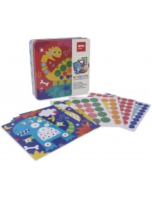 Apli bērnu uzlīmju spēle "Dinozaurs"