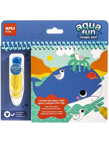 Krāsojamā grāmata "Okeāns" ar ūdens zīmuli