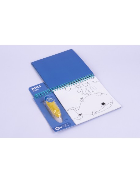 Krāsojamā grāmata "Okeāns" ar ūdens zīmuli