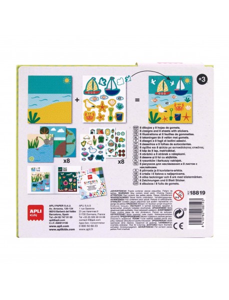 Uzlīmju spēle "Mežs" Uzlīmju spēle "Mežs"