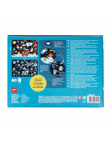 Tumsā spīdoša puzle "Kosmoss" Tumsā spīdoša puzle "Kosmoss"