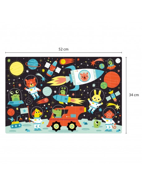 Tumsā spīdoša puzle "Kosmoss" Tumsā spīdoša puzle "Kosmoss"