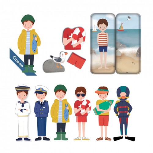 Apli bērnu magnētiskā spēle "Okeāns" Apli bērnu magnētiskā spēle "Okeāns"