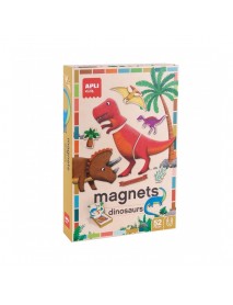 Apli bērnu magnētiskā puzles spēle "Dinozauri"