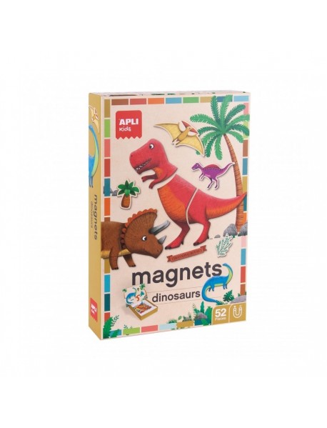 Apli bērnu magnētiskā puzles spēle "Dinozauri" Apli bērnu magnētiskā puzles spēle "Dinozauri"