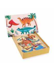 Apli bērnu magnētiskā puzles spēle "Dinozauri"