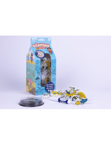 Radošais dzēšgumijas zīmogu komplekts "Jūras pasaka bērniem" Radošais dzēšgumijas zīmogu komplekts "Jūras pasaka bērniem"