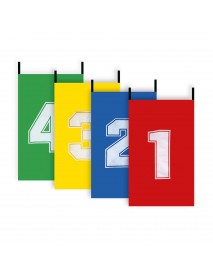 Apli bērnu krāsainās lēkāšanas somas (4 gab.)