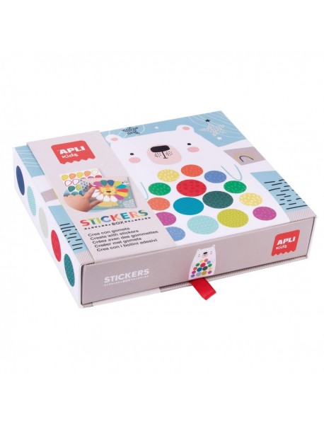 Apli bērnu uzlīmju spēle LĀCIS