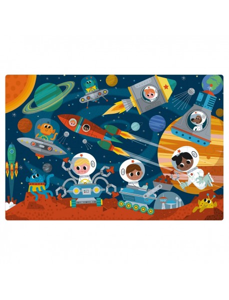 Apli bērnu puzle metāla kastītē KOSMOSĀ