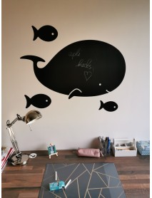 Melna lipīga tāfele ar dinozauru