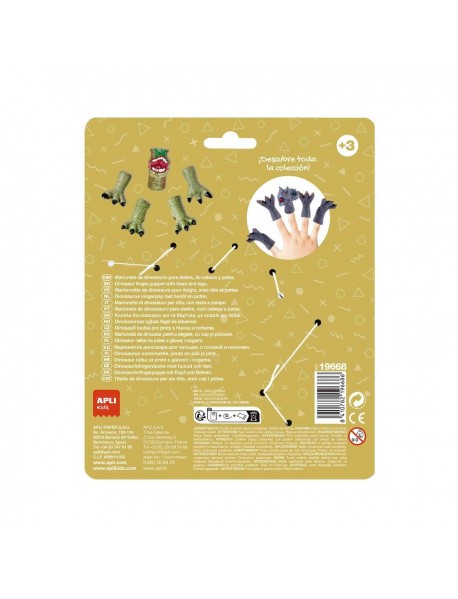 Pirkstu lelles dinozaurs TREX Pirkstu lelles dinozaurs TREX