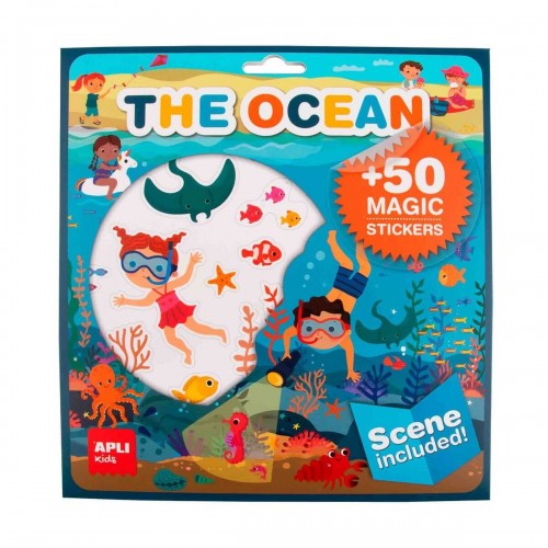 Uzlīmju spēle ar plakātu – Okeāns Uzlīmju spēle ar plakātu – Okeāns