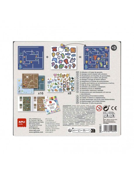 APLI uzlīmju spēle - Labirinti