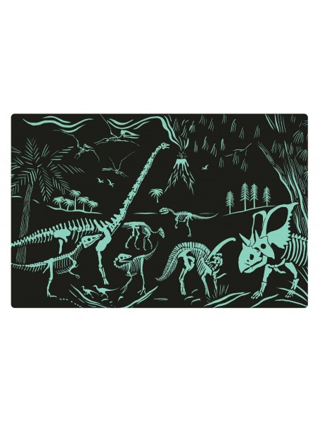 Tumsā spīdoša puzle – Dinozauri Tumsā spīdoša puzle – Dinozauri