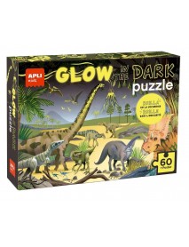 Tumsā spīdoša puzle – Dinozauri