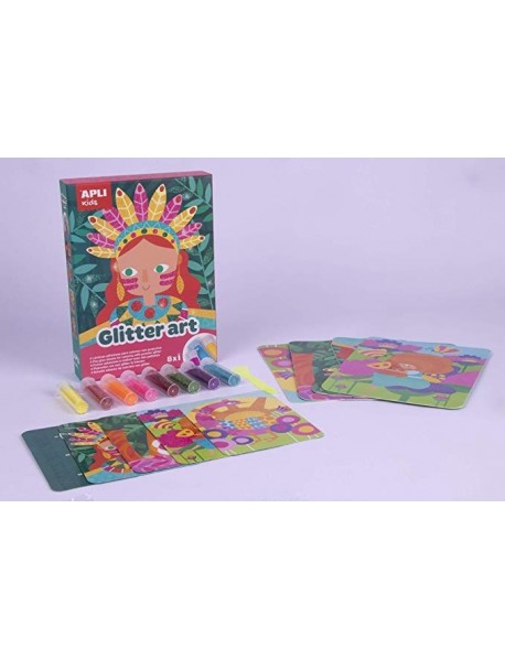 Apli bērnu radošais komplekts "Mirdzumu māksla"