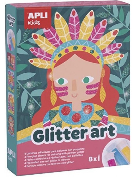 Apli bērnu radošais komplekts "Mirdzumu māksla"