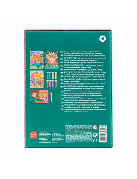 Apli bērnu radošais komplekts "Mirdzumu māksla"