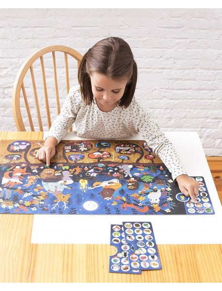 Uzmanības puzle "Mežs"