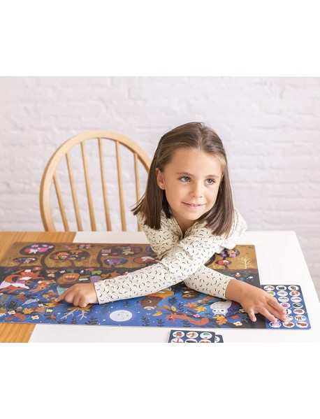 Uzmanības puzle "Mežs"