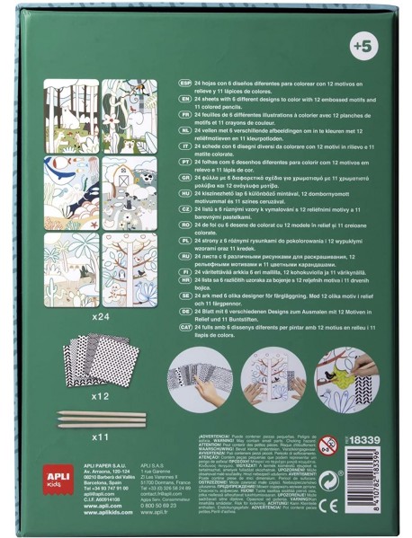 Apli bērnu radošais komplekts "Rakstu māksla"