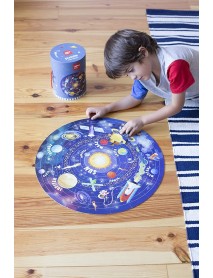 Riteņa formas puzle "Saules sistēma"