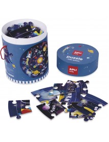 Riteņa formas puzle "Saules sistēma"