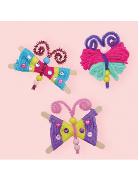 Radošais komplekts – Vilnas tauriņi