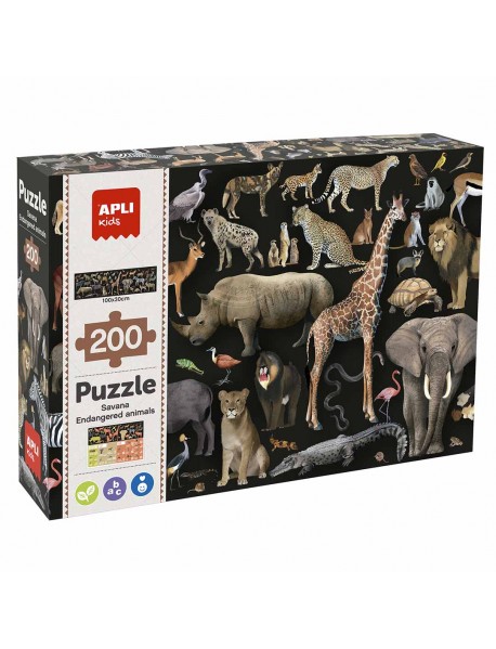 Uzmanības mīkla – apdraudētie savannas dzīvnieki Uzmanības mīkla – apdraudētie savannas dzīvnieki