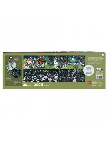 Tumsā spīdoša puzle – Burvju mežs Tumsā spīdoša puzle – Burvju mežs