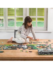 Tumsā spīdoša puzle – Burvju mežs