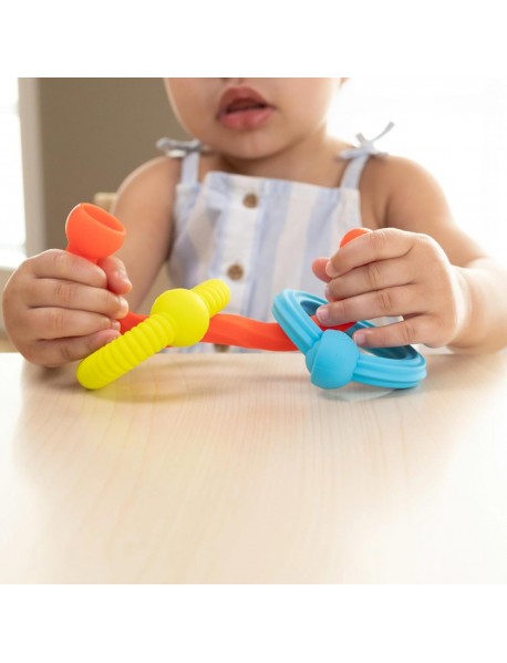 Fat Brain Toys sensorie gredzeni "Plip Grips" Fat Brain Toys sensorie gredzeni "Plip Grips"