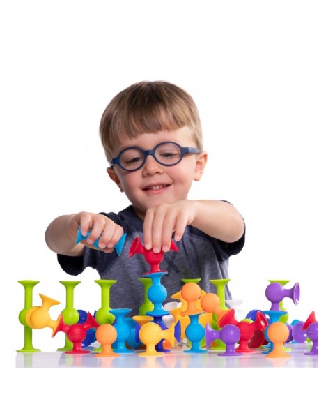 Squigz Deluxe (44 gab.) konstruktors ar piesūcekņiem Squigz Deluxe (44 gab.) konstruktors ar piesūcekņiem