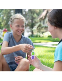 Sensorā rotaļlieta - atslēgu piekariņš "Simpl Dimpl" (dažādas krāsas)