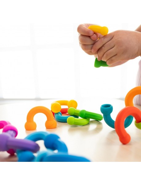 Fat Brain Toys radošais konstruktors "Plip Links" Fat Brain Toys radošais konstruktors "Plip Links"