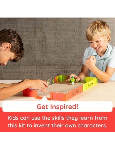 Nākamās paaudzes galda futbols — Foosbots Stadium (2 spēlētāji un stadions) Nākamās paaudzes galda futbols — Foosbots Stadium (2 spēlētāji un stadions)