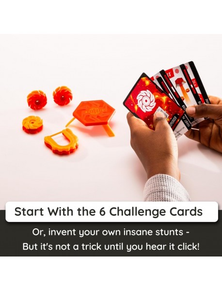 Magnētiskais triku komplekts "Magshuto: Liesmas caurdurējs" Magnētiskais triku komplekts "Magshuto: Liesmas caurdurējs"