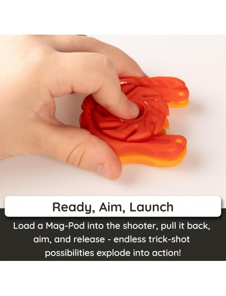 Magnētiskais triku komplekts "Magshuto: Liesmas caurdurējs" Magnētiskais triku komplekts "Magshuto: Liesmas caurdurējs"