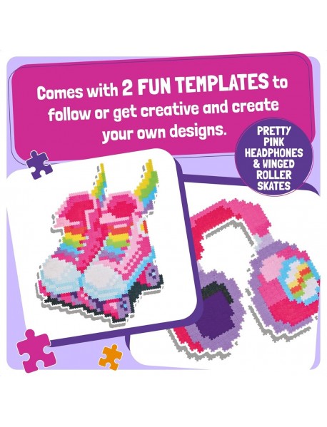 Jixelz radošā mozaīka "Rullīši un austiņas" (1250 d.) Jixelz radošā mozaīka "Rullīši un austiņas" (1250 d.)