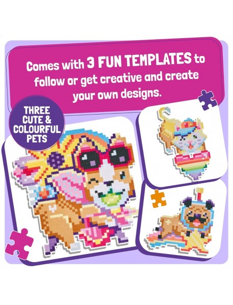 Jixelz's radošā mozaīka "Mīļie mājdzīvnieki" (1750) Jixelz's radošā mozaīka "Mīļie mājdzīvnieki" (1750)