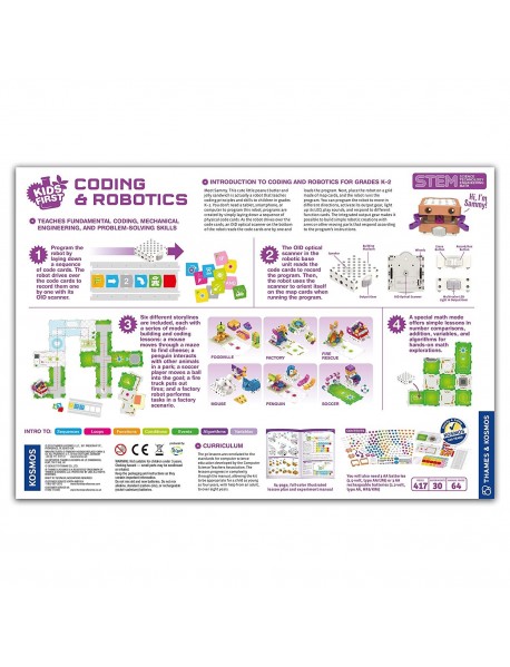 Bērnu pirmais kodēšanas un robotikas komplekts Bērnu pirmais kodēšanas un robotikas komplekts