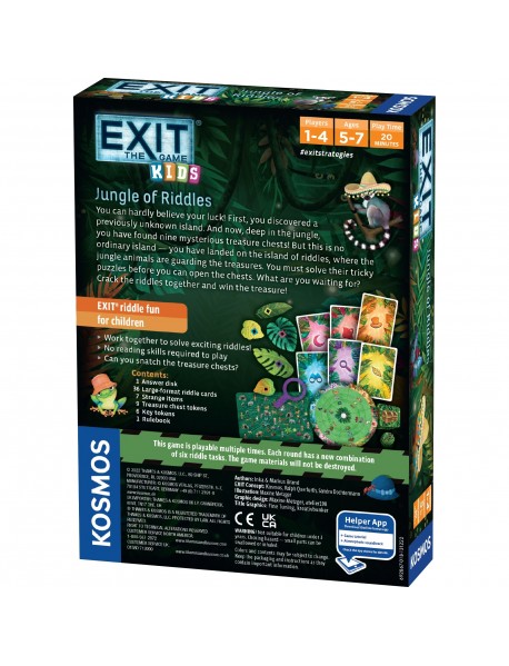 EXIT Kids zinātniskā spēle bērniem "Mīklu džungļi"