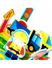 Diggers and Dumpers Floating Activity Scene Bath set