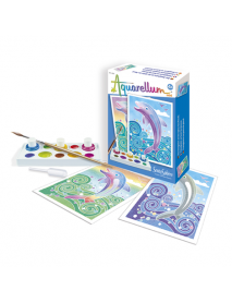 Mini akvareļu komplekts - Delfīni Mini akvareļu komplekts - Delfīni