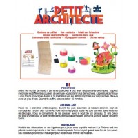 Radošais komplekts PETIT ARCHITECTE Māja ziedos